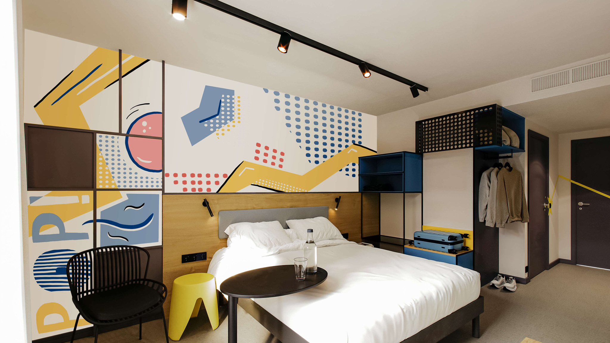 Chambre témoin hôtel Ibis Styles Angoulême.
